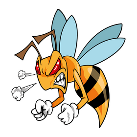 Wasp cartoon clip art