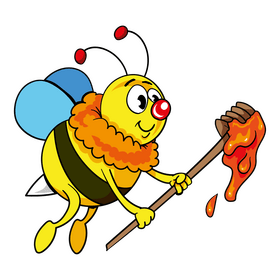 Bee cartoon clip art