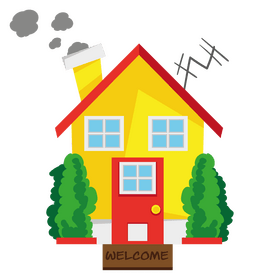 House cartoon clipart