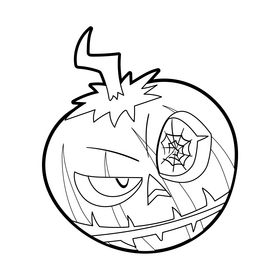 Halloween pumpkin drawing black and white clipart