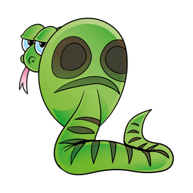 Cobra cartoon clipart