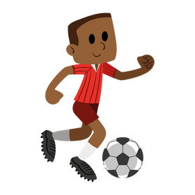 Football cartoon clipart