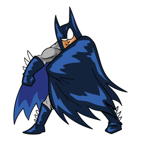 Batman cartoon clipart