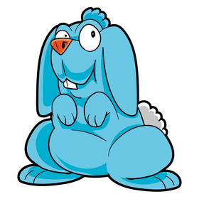 Rabbit cartoon clipart