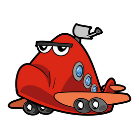 Plane cartoon clipart