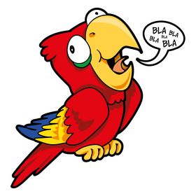 Parrot macaw cartoon clipart