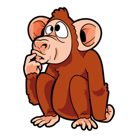 Monkey cartoon clipart
