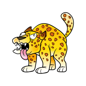 Jaguar cartoon clipart