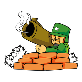 Soldier cartoon clipart