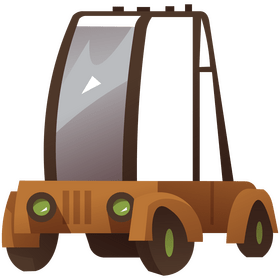 Safari car clipart
