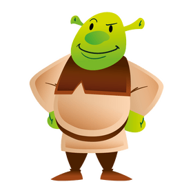 Shrek cartoon clipart
