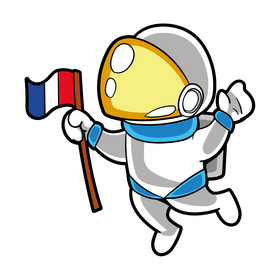Astronaut cartoon clipart