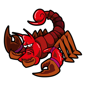 Scorpion cartoon clipart