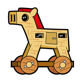 Trojan horse cartoon clipart