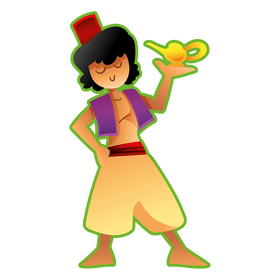 Aladdin vector - for free download