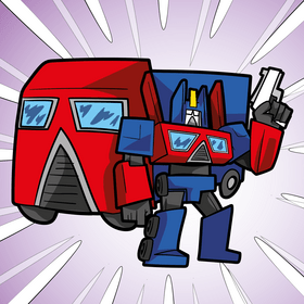 Transformers cartoon vector