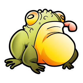 Frog cartoon clipart