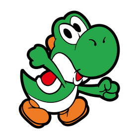 Yoshi cartoon clipart