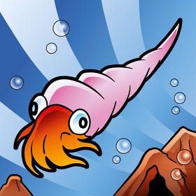 Cephalopod squid cartoon vector