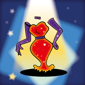 Dress cartoon vector