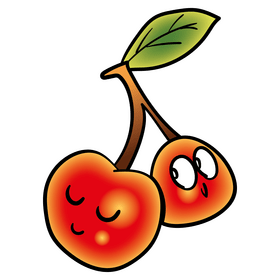 Cherry cartoon clipart