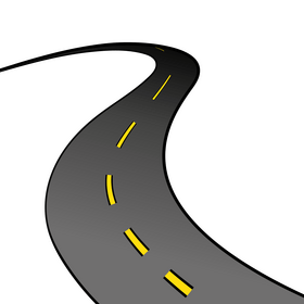 Road cartoon clipart