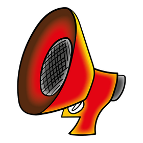 Megaphone cartoon clipart
