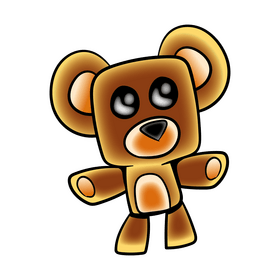 Teddy bear cartoon clipart