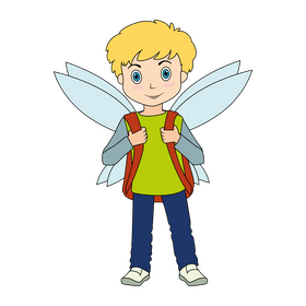 Boy fairy clipart