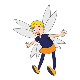 Boy fairy clipart