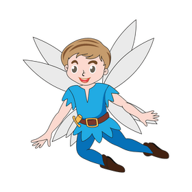 Boy fairy clipart
