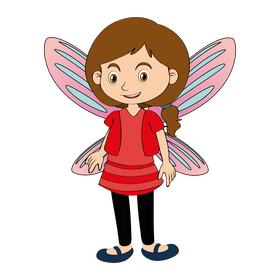 Fairy girl clipart