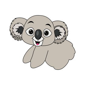 Cartoon koala clipart