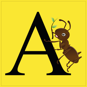 Cartoon ant vector