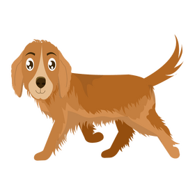 Cartoon dog clipart
