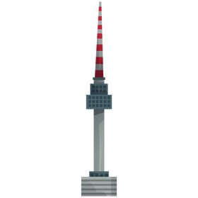 N Seoul Tower clipart