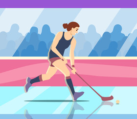 Hockey vector