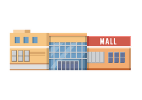 Shopping mall clipart