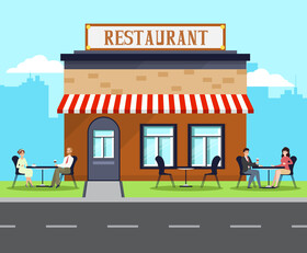 Restaurant vector
