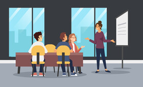 Business meeting vector