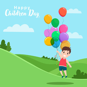 Happy children's day vector