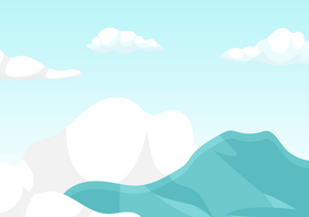 Mountain view vector