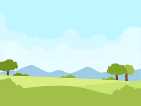 Landscape, nature vector