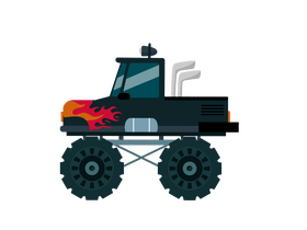 Monster truck clipart