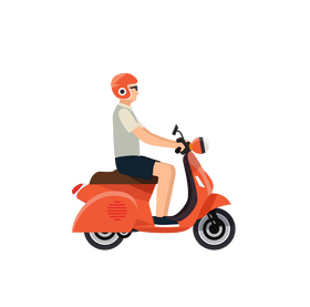 Scooter clipart
