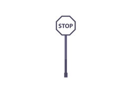 Stop sign clipart