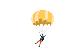 Parachute clipart