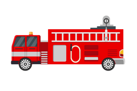 Fire truck clipart