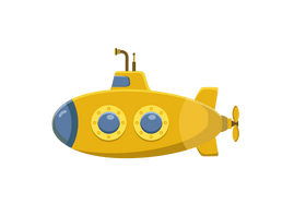 Submarine clipart