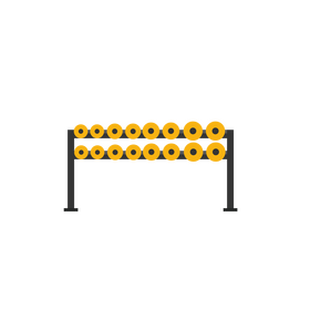 Dumbbell set clipart